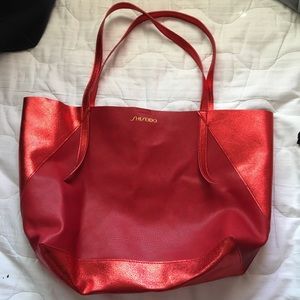 Shiseido Red Tote
